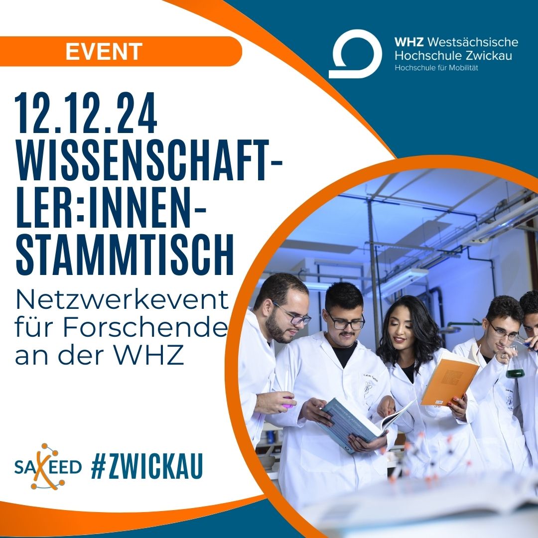 Wissenschaftler:innenstammtisch - Netzwerkevent für Forschende an der WHZ