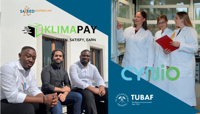 Gleich zwei neue innovative Start-ups an der TUBAF: KlimaPay & CYNiO